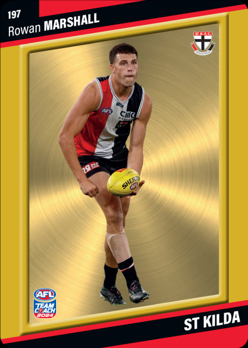 Rowan Marshall, 197, Gold Parallel, 2024 Teamcoach AFL