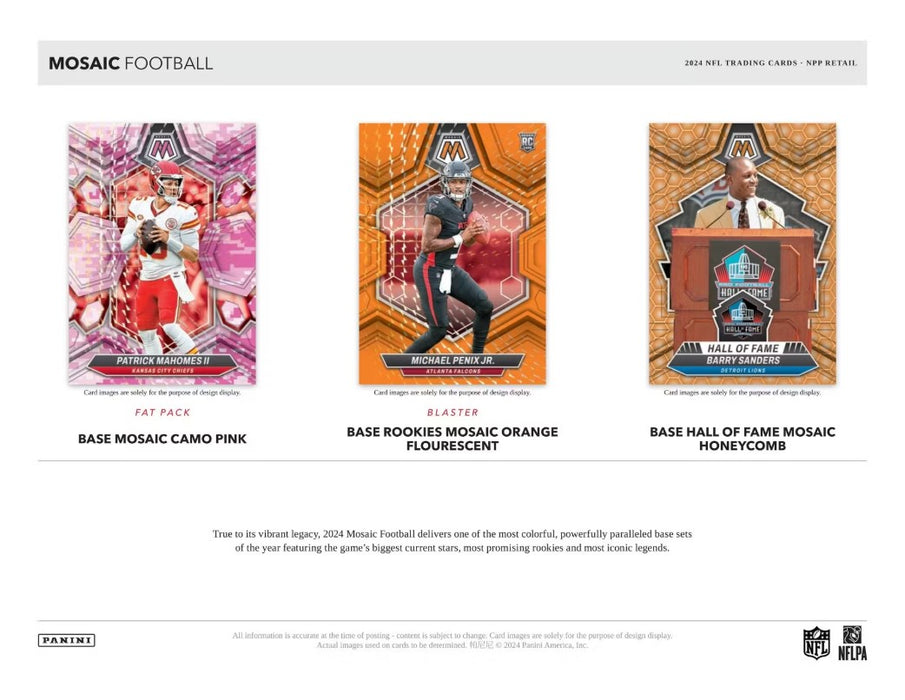 2024 Panini Mosaic Football NFL Fat Pack