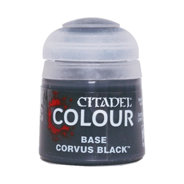 Citadel Base Corvus Black 21-44 Acrylic Paint 12ml