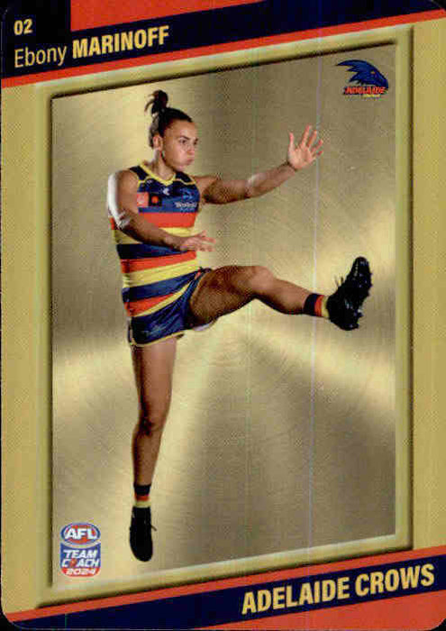 2024 Teamcoach AFLW GOLD Parallel Cards - Cards 1 to 54 - Pick Your Card