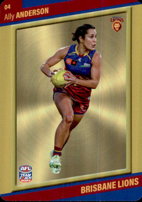 2024 Teamcoach AFLW GOLD Parallel Cards - Cards 1 to 54 - Pick Your Card