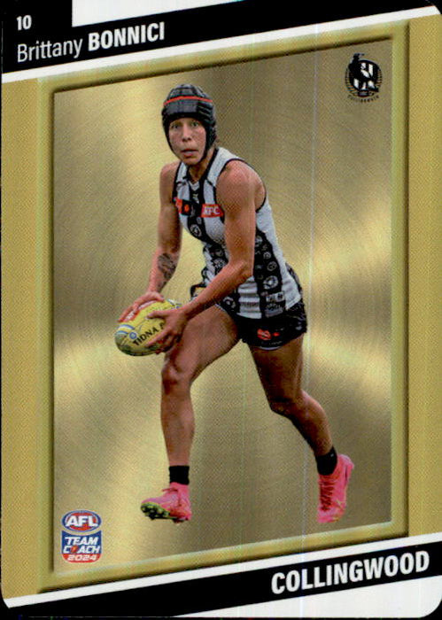 2024 Teamcoach AFLW GOLD Parallel Cards - Cards 1 to 54 - Pick Your Card