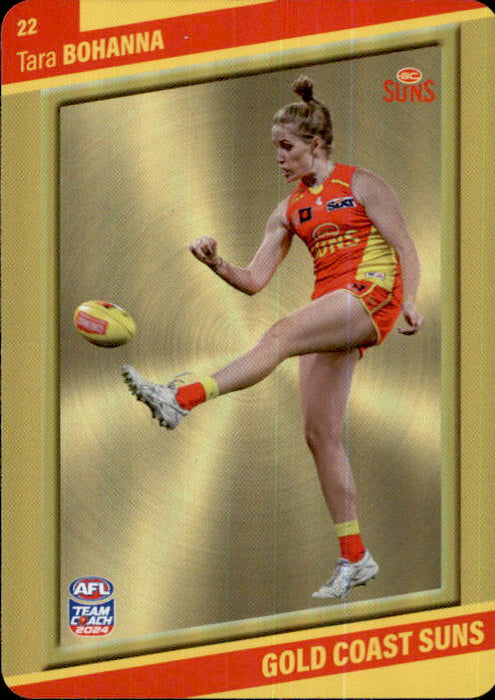 2024 Teamcoach AFLW GOLD Parallel Cards - Cards 1 to 54 - Pick Your Card