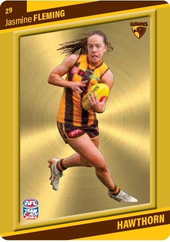 2024 Teamcoach AFLW GOLD Parallel Cards - Cards 1 to 54 - Pick Your Card