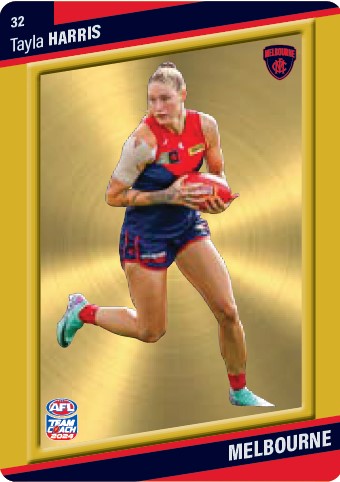 2024 Teamcoach AFLW GOLD Parallel Cards - Cards 1 to 54 - Pick Your Card