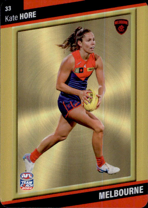 2024 Teamcoach AFLW GOLD Parallel Cards - Cards 1 to 54 - Pick Your Card