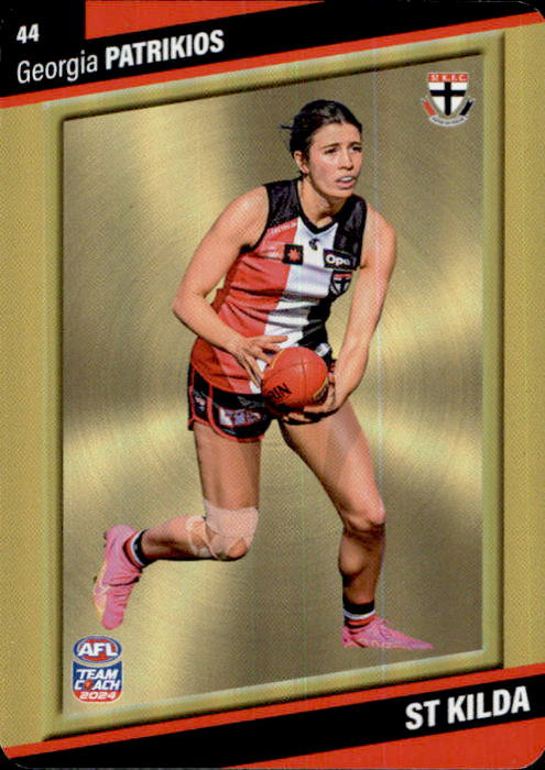 2024 Teamcoach AFLW GOLD Parallel Cards - Cards 1 to 54 - Pick Your Card