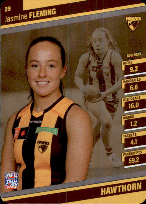 2024 Teamcoach AFLW Silver Parallel Cards - Cards 1 to 54 - Pick Your Card