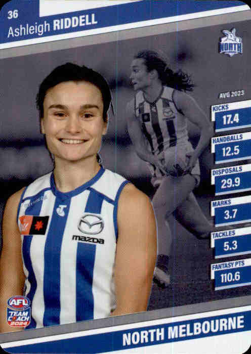 2024 Teamcoach AFLW Silver Parallel Cards - Cards 1 to 54 - Pick Your Card