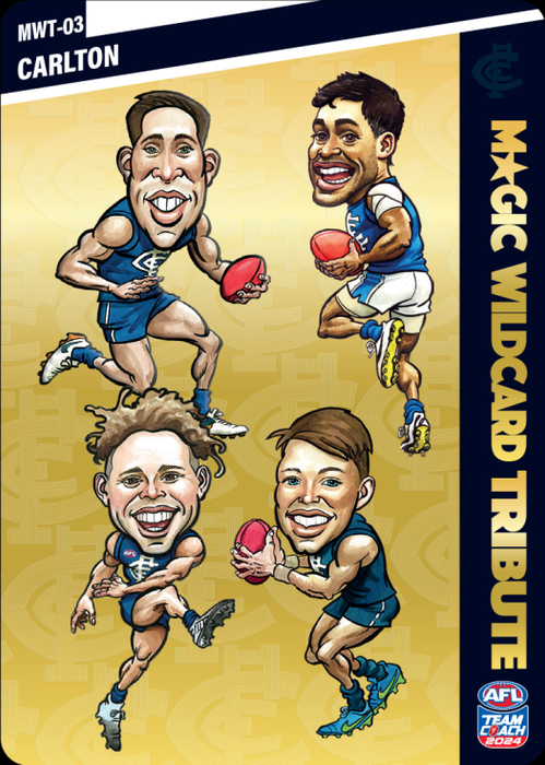 Carlton Blues, GOLD Magic Wildcard Tribute, 2024 Teamcoach AFL