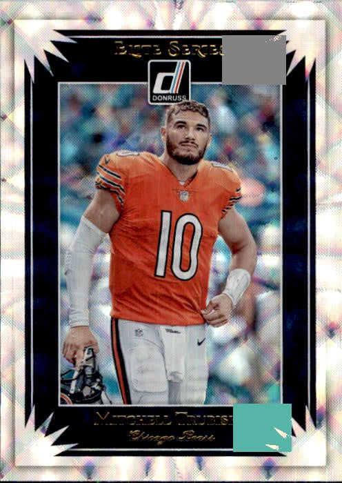 Mitchell Trubisky, Elite Series, 2019 Panini Donruss Football NFL