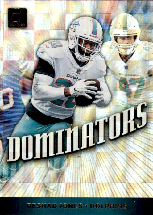 Reshad Jones, Dominators, 2019 Panini Donruss Football NFL
