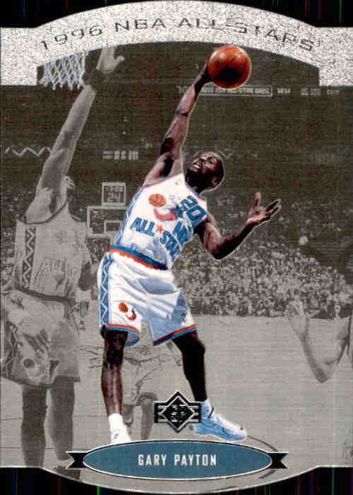 Gary Payton, NBA All-Stars, 1996-97 UD SP Basketball NBA