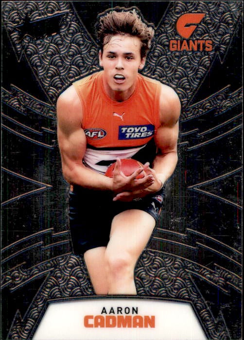 Aaron Cadman, LTR72, Luminous Thunderbolt Refractor, 2024 Select AFL Footy Stars