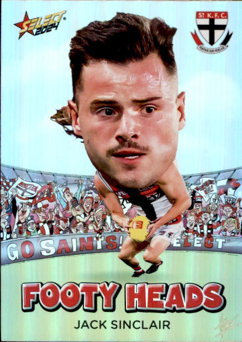 Mattaes Phillipou, FH73, Footy Heads, 2024 Select AFL Footy Stars