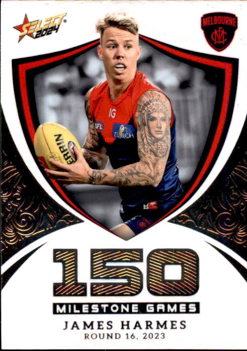 James Harmes, MG64, Milestone, 2024 Select AFL Footy Stars