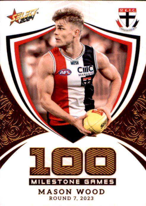 Mason Wood,MG84, Milestone, 2024 Select AFL Footy Stars