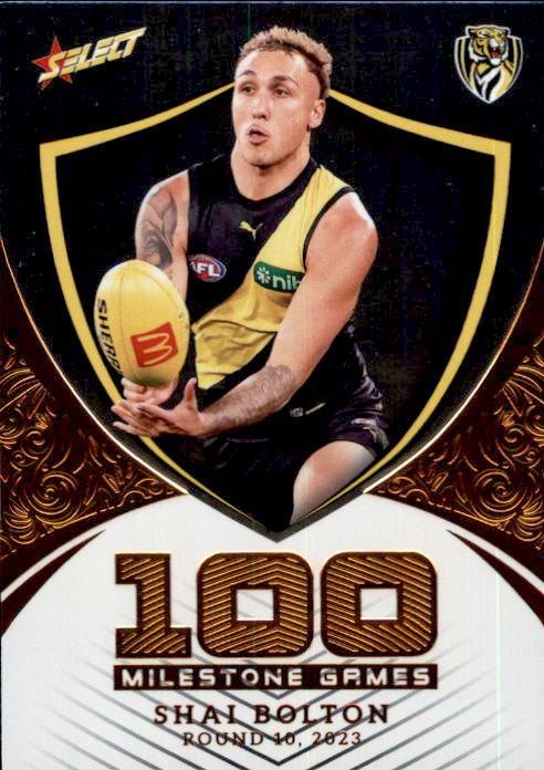 Shai Bolton, MGH80, Milestone Hobby, 2024 Select AFL Footy Stars