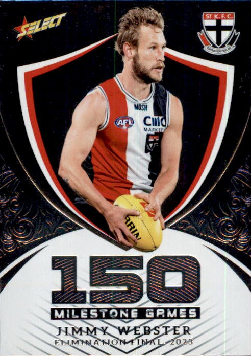 Jimmy Webster, MGH92, Milestone Hobby, 2024 Select AFL Footy Stars