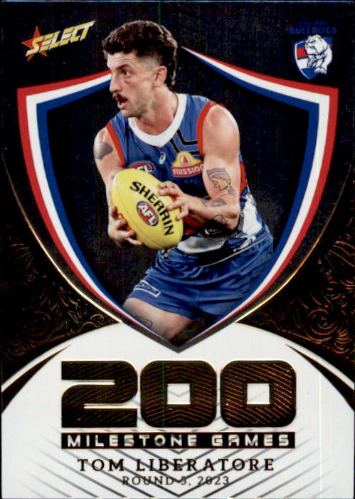 Tom Liberatore, MGH101, Milestone Hobby, 2024 Select AFL Footy Stars