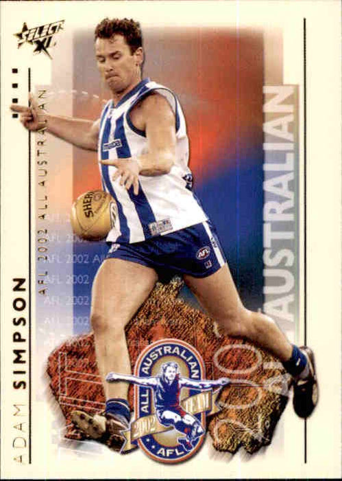 Adam Simpson, All-Australian, 2003 Select AFL XL