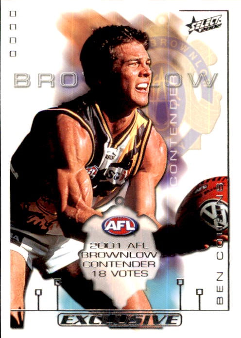 Ben Cousins, Brownlow Contender, 2002 Select AFL Exclusive