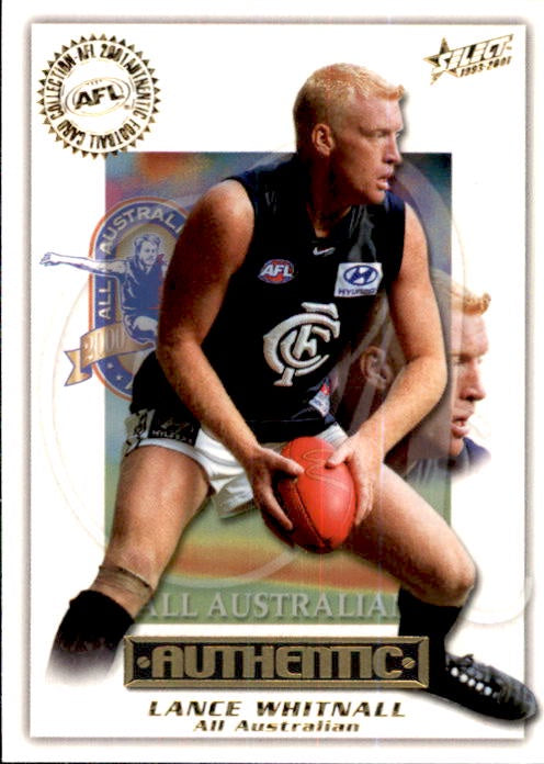 Lance Whitnall, All Australian, 2001 Select AFL Authentic