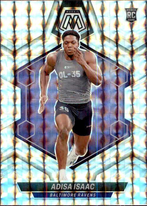 Adisa Isaac, RC, Silver Mosaic Prizm, 2024 Panini Mosaic Football NFL