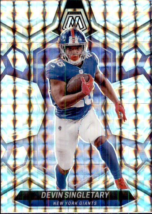 Devin Singletary, Silver Mosaic Prizm, 2024 Panini Mosaic Football NFL