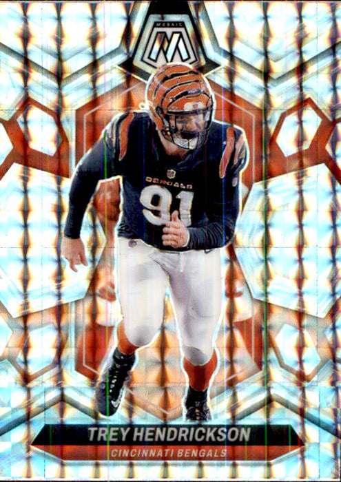 Trey Hendrickson, Silver Mosaic Prizm, 2024 Panini Mosaic Football NFL