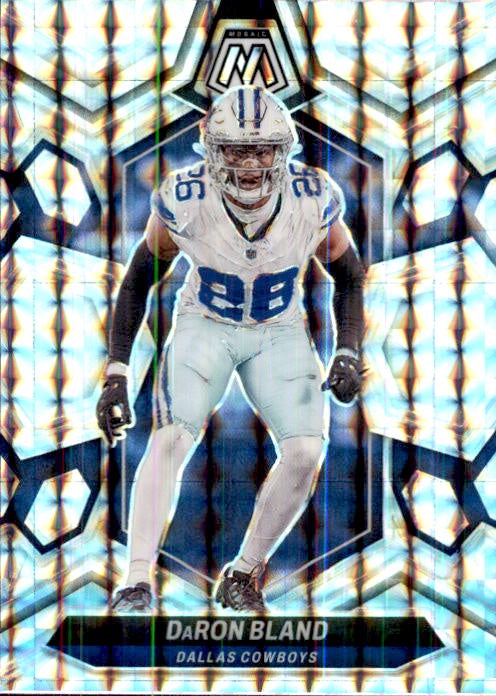 DaRon Bland, Silver Mosaic Prizm, 2024 Panini Mosaic Football NFL