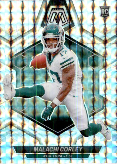 Malachi Corley, RC, Silver Mosaic Prizm, 2024 Panini Mosaic Football NFL