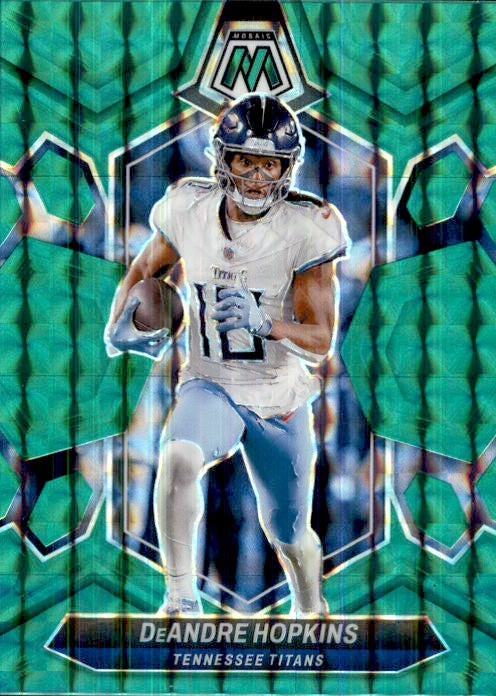 DeAndre Hopkins, Green Prizm, 2024 Panini Mosaic Football NFL