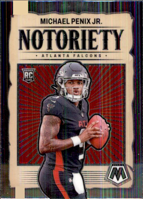 Michael Penix Jr, RC, Notoriety, 2024 Panini Mosaic Football NFL