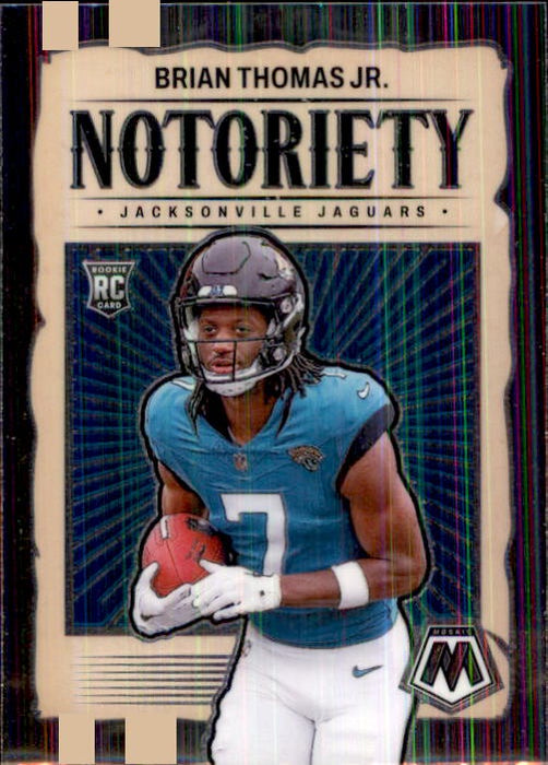 Brian Thomas Jr, RC, Notoriety, 2024 Panini Mosaic Football NFL