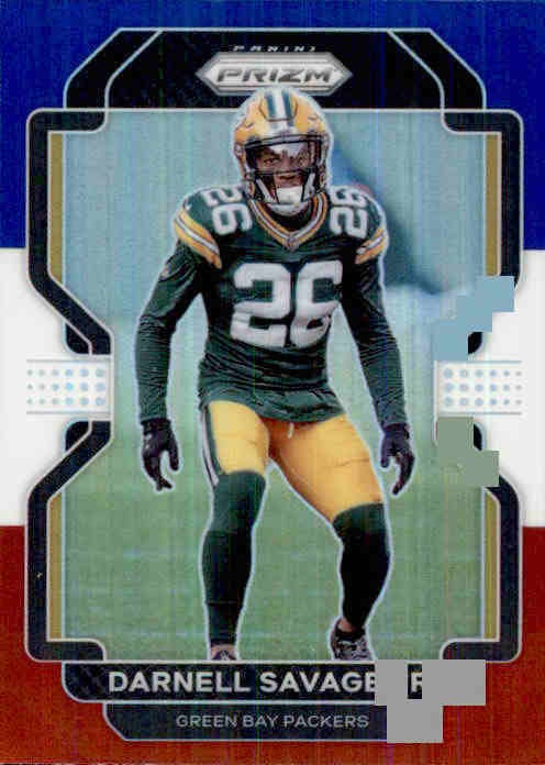 Darnell Savage Jr, Red White Blue Prizm, 2021 Panini Prizm Football NFL