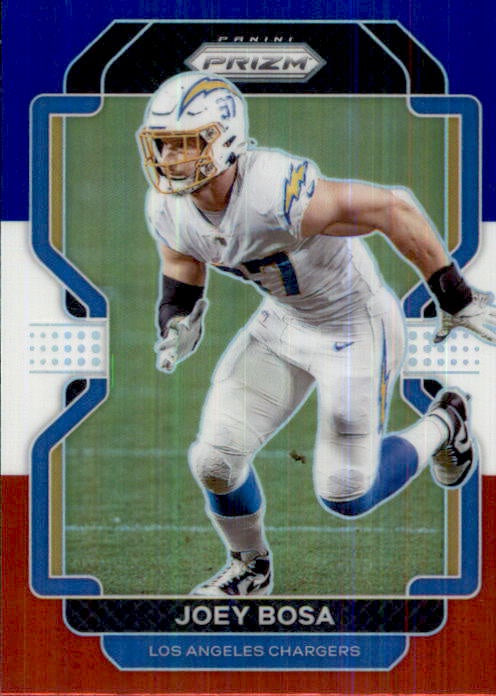 Joey Bosa, Red White Blue Prizm, 2021 Panini Prizm Football NFL