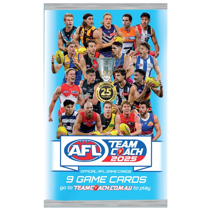 2025 Teamcoach AFL 36 pack Box & Album - MAX 2 PER CUSTOMER
