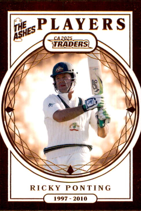 Ricky Ponting, The Ashes Players, 2025-26 TGI TLA CA Cricket Traders
