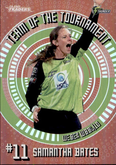 Samantha Bates, Bronze Team of the Tournament, 2025-26 TGI TLA CA Cricket Traders