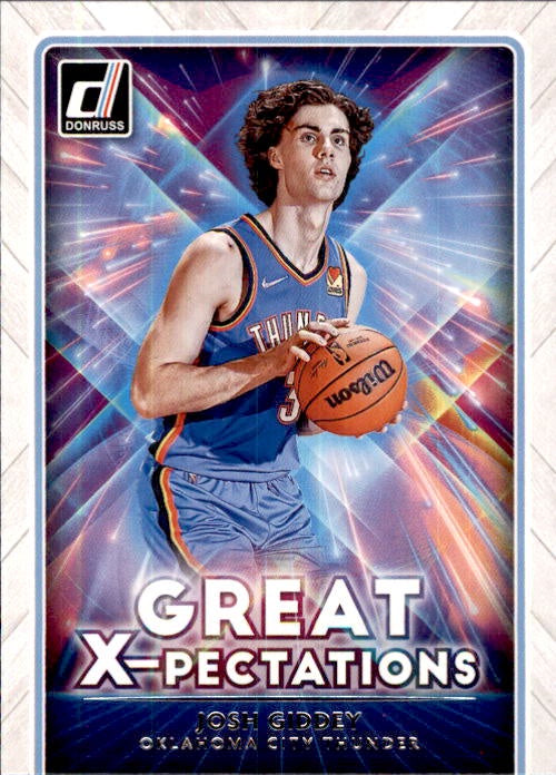 Josh Giddey, RC, Great X-Pectations, 2021-22 Panini Donruss Basketball NBA