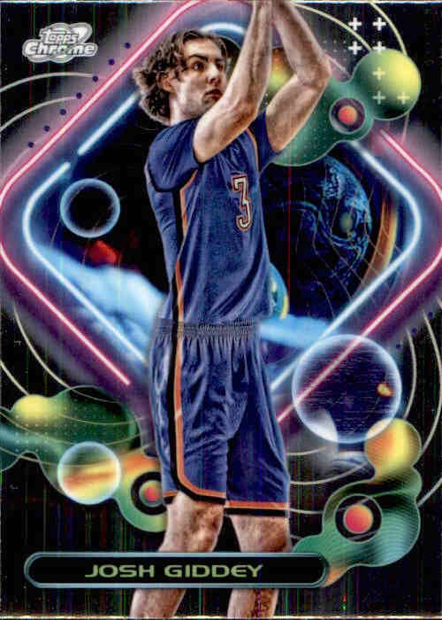Josh Giddey, Cosmic, 2024 Topps Chrome Basketball NBA