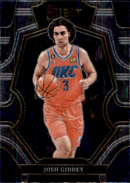Josh Giddey, Premier, 2022-23 Panini Select Basketball NBA