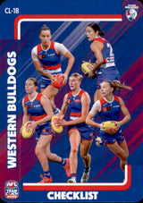 2025 Teamcoach AFLW Checklist Cards - Cards CL-01 to CL-18 - Pick Your Card