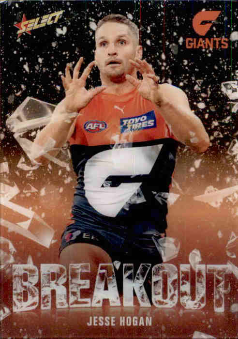 Jesse Hogan, B40, Breakout, 2025 Select AFL Footy Stars