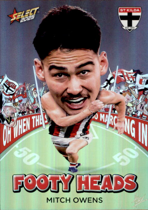 Mitch Owens, FH88, Footy Heads, 2025 Select AFL Footy Stars