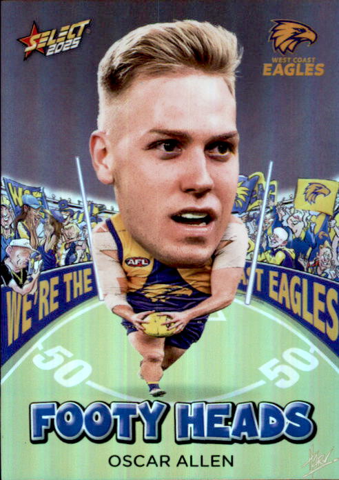 Oscar Allen, FH97, Footy Heads, 2025 Select AFL Footy Stars