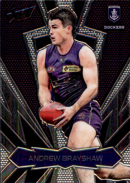 Andrew Brayshaw, LT62, Luminous Thunderbolt Gold, 2025 Select AFL Footy Stars