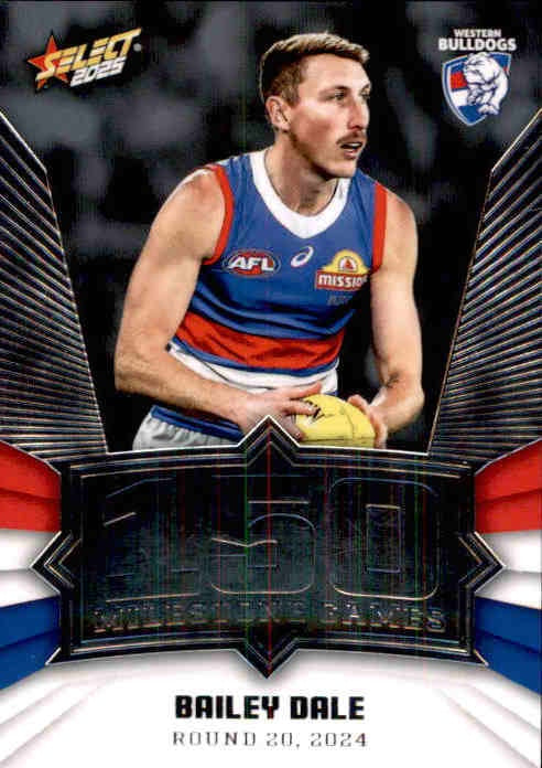 Bailey Dale, MG102, Milestone, 2025 Select AFL Footy Stars