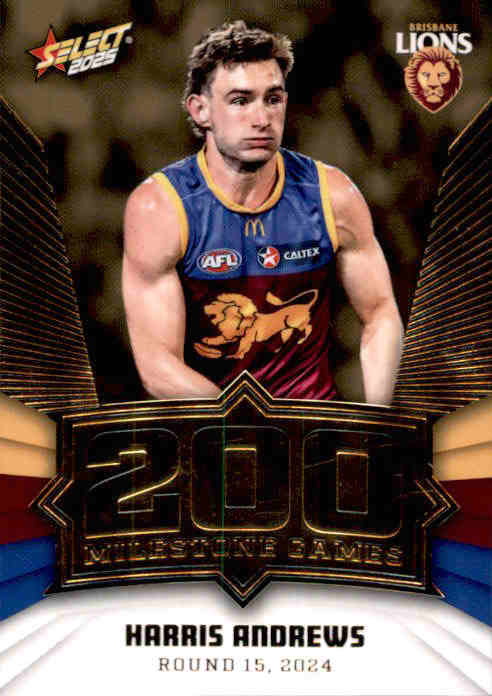 Harris Andrews, MG9, Milestone, 2025 Select AFL Footy Stars